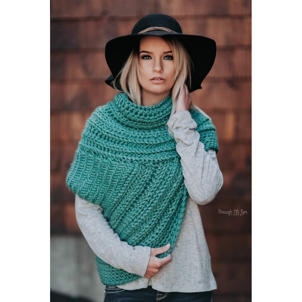Katniss Inspired Cowl, Huntress Vest, Sweater